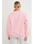 3 Iplik Taşlı Kalp Detaylı Oversize Sweatshirt 5