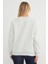 3 Iplik Taşlı Kalp Detaylı Oversize Sweatshirt 5