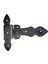 Antika Tarz Dekoratif Pirinç Kuyruklu Düğmeli Menteşe No1 - 117X142 Mm, Oksit 1