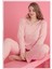 Bicomi Büyük Beden Pamuklu Dantel Işlemeli Pijama Takımı 1