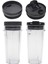 Ninja BL660 BL770 BL740/QB3000/BL810 Blender Için Dört Kapaklı 2 Adet 16 Oz Bardak, Blender Yedek Parça Aksesuarları (Yurt Dışından) 3