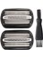 Braun 32B Serisi 3, 301S, 310S, 320S, 330S, 340S, 360S, 380S, 3000S, 3020S, 3040S, 3080S Için 2 Adet 32B Tıraş Makinesi Başlığı Değişimi (Yurt Dışından) 3