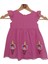 Kız Çocuk Elbise Pembe Baskılı 1