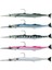 Savage Gear Needlefish Pulsetail 2+1 30 cm 105G Sahte Balık Green Silver 1
