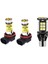 3 Adet LED Ampul 2pcs LED Figs Fog Fog Found 2828 20 LED Far Lambası ve 1pcs W16W LED Ters Işık 24 Smd 3030 LED Ampul (Yurt Dışından) 1