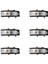 6x Sağ Yan (Rh) Kanat Ayna Kapısı Göstergesi Toyota Için Toyota Sinyal Işığı 2006-2011 Vios 2008-2013 81730-06062 (Yurt Dışından) 1