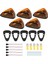 5 Packs Kabin Markeri Işık Amber Lens Çatı Çalışma Işık/ford F150 F250 F350 F450 F550 F65 E150 1999-2016 (Yurt Dışından) 2