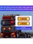 10PCS 24V 3 9inch 3 LED Kamyon Römorku Amber Işık Ön LED Yan Işaretçi Işıkları Açıklama Göstergesi Lamba Su Geçirmez (Yurt Dışından) 4