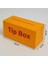 Turuncu Pleksi Tip Box Bahşiş Kutusu 7