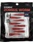 Zombie Worm Lrf Silikonu 4cm 8 Adet Green Glow 3