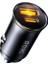 Superauto Araç Içi Şarjı, 2 Portlu Pd 65W Type-C To Type-C, Usb, Hızlı Şarj Çakmaklık Adaptörü, 1