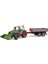 Fendt Vario 211 Kepçeli Traktör ve Römork Oyuncak Araba 55x13x16 cm ABS Malzeme 16