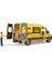 Oyuncak Araba MB Sprinter DHL Kamyonu Sürücü ile 43.5 cm ABS Plastik Model 12