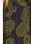 Paisley Baskılı Şifon Elbise 4