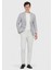 Açık Gri Düz Zeroweight Slim Fit %100 Yün Ceket 2