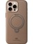 iPhone 14 Pro Max Vapor Deri Magsafe Standlı Kılıf - Gold 2