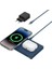 WIZ019VFBL-APL Boostcharge Pro 2‑ın‑1 Magsafe 15W Kablosuz Şarj Standı - Mavi 1