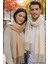 Unisex Yumuşak Dokulu Püsküllü Kışlık Buklet Atkı Şal 2'li Set 1