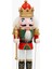 Kurmalı Müzikli Kırmızı/yeşil Nutcracker 30CM 2