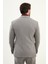 Düz Slim Fit Geniş Yaka Punto Dikiş Kruvaze Erkek Takım Elbise 5