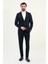 Düz Slim Fit Mono Yaka Torba Cepli Pantolonu Lastikli Erkek Takım Elbise 3