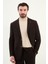 Desenli Slim Fit Torba Cep Beli Lastikli Ipli Erkek Takım Elbise 1