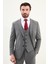 Düz Slim Fit Mono Yaka Klasik Erkek Takım Elbise 1