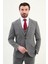 Düz Slim Fit Mono Yaka Klasik Erkek Takım Elbise 4