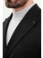 Düz Slim Fit Geniş Yaka Punto Dikiş Kruvaze Erkek Takım Elbise 2