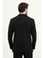Düz Slim Fit Geniş Yaka Punto Dikiş Kruvaze Erkek Takım Elbise 5