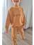 Kış Temalı Balköpüğü Oversize Sweat & Cep Detaylı Jogger %100 Pamuk Eşofman Takımı (2-9yaş) 2