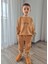 Kış Temalı Balköpüğü Oversize Sweat & Cep Detaylı Jogger %100 Pamuk Eşofman Takımı (2-9yaş) 3