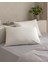 Manon %100 Pamuk Yastık Kılıfı Seti - Ekru 2