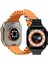 Ultra Akıllı Saat 49 mm Çift Kordonlu Arama Cevaplama Bluetooth Bağlantılı 10