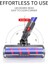 Dyson Elektrikli Süpürge Aksesuarları Yumuşak Kadife Zemin Fırçası Başlığı Elektrikli Emiş Başlığı Zemin Rulo Fırçası V8/V10/V11/G5 (Yurt Dışından) 5