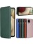 Samsung Galaxy A12/M12 Ince Karbon Fiber Dokulu Pc Hibrit Tam Koruma Darbeye Dayanıklı Kapaklı Telefon Kılıfı (Yurt Dışından) 1