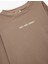 Pamuklu Uzun Kollu Bisiklet Yaka Baskılı Sweatshirt 3