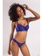 Golshan Garland Big Size Plunge Bra, Saks Mavi Konforlu ve Şık Sütyen 4
