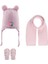 Kitti Atkı Bere Eldiven Takım 0-18 Ay 2315002 Pembe 1