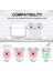 Apple Airpods 3. Nesil ile Uyumlu Kılıf Kristal Silikon Şeffaf Case 2