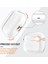 Apple Airpods 3. Nesil ile Uyumlu Kılıf Kristal Silikon Şeffaf Case 4