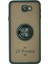 Samsung Galaxy J7 Prime Kılıf Montreal Yüzüklü Silikon Kapak - Yeşil - A5957-9018 1