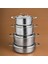 Power Steel 316+ 3ply Voyager Indüksiyon Tabanlı 8 Parça Çelik Tencere Seti 1