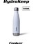Hydrokeep 500 ml Paslanmaz Çelik Termos – Çift Kat Vakumlu, Sızdırmaz Kapaklı, 6 Saat Sıcak & Soğuk Tutma” 1