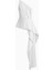 Iolanda Top Beyaz Asimetrik Poplin Bluz 1