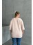 Büyük Beden Yarım Kollu Bisiklet Yaka Düğme Detaylı Kazak 303072 8