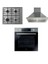 3'lü Ankastre Set Gazlı Ocaklı Inox (HO3158IN-HHW6LMX-HCH6MXTK) 1