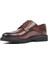 Erkek Kahverengi Bağcıklı Deri Klasik Ayakkabı 4