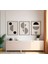 Ahşap Çerçeveli 3'lü Poster Tablo Seti | Modern Stil Minimal Duvar Dekoru 1