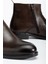 D2145 Hakiki Deri Içi Kürklü Fermuarlı Soğuk Geçirmez Erkek Bot 4